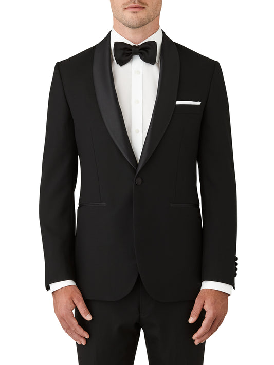 JOE BLACK FORTRESS SLIM FIT BLACK TUXEDO