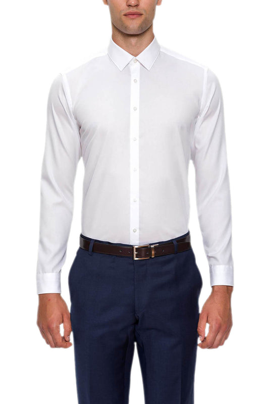 GIBSON FIERCE SLIM FIT SHIRT - WHITE