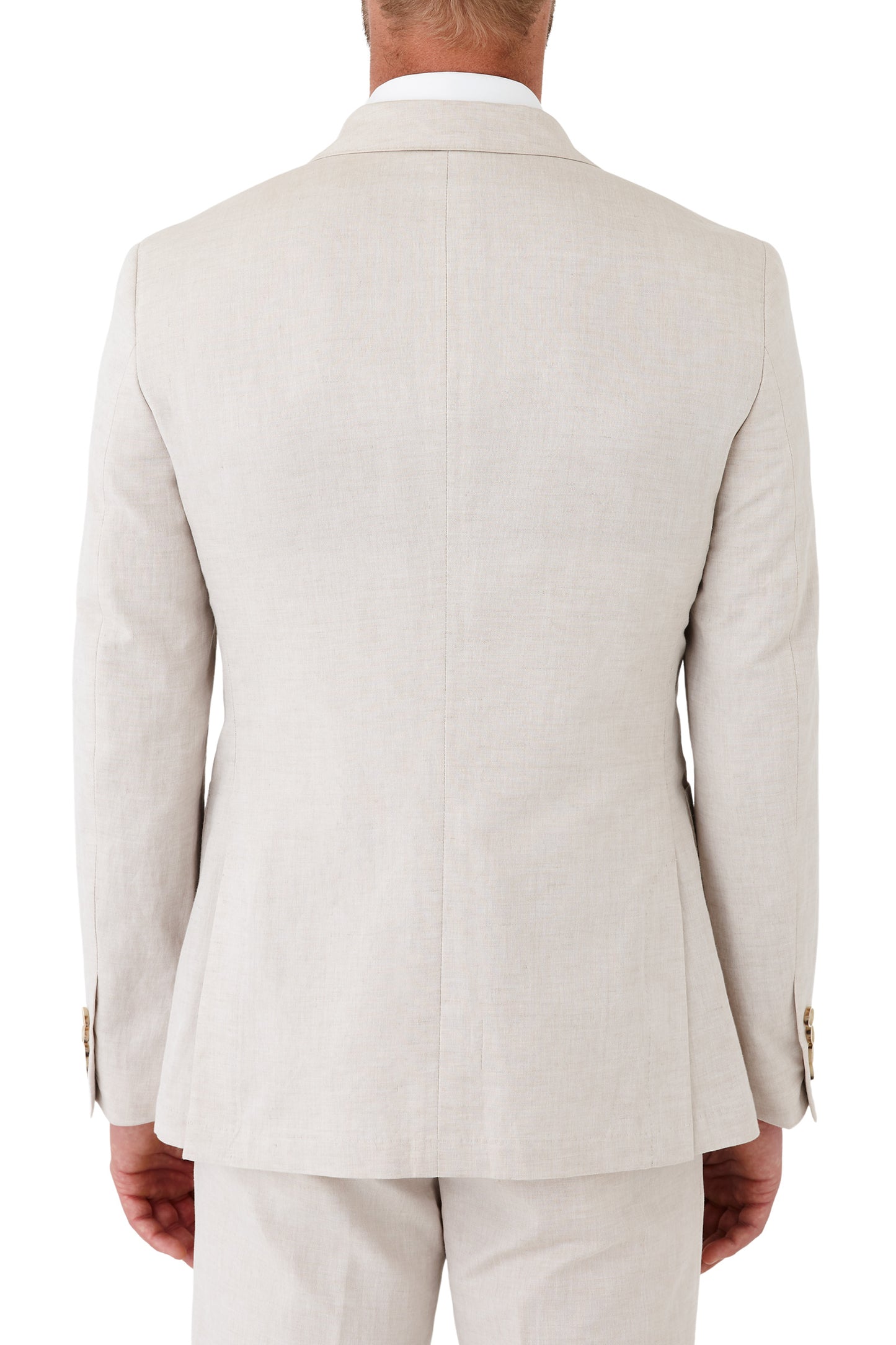 GIBSON SLIM FIT LINEN BLEND ELECTRON SUIT - LIGHT SAND