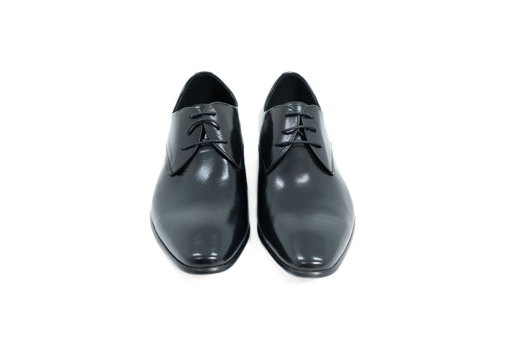 DIROTTA ITALIA BLACK LEATHER DRESS SHOES