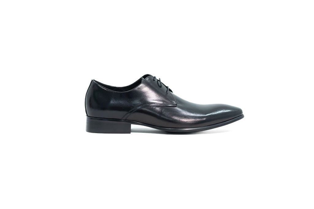 DIROTTA ITALIA BLACK LEATHER DRESS SHOES