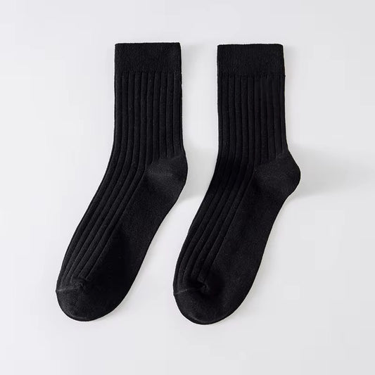 PREMIUM MEN'S COTTON SOCKS - BLACK