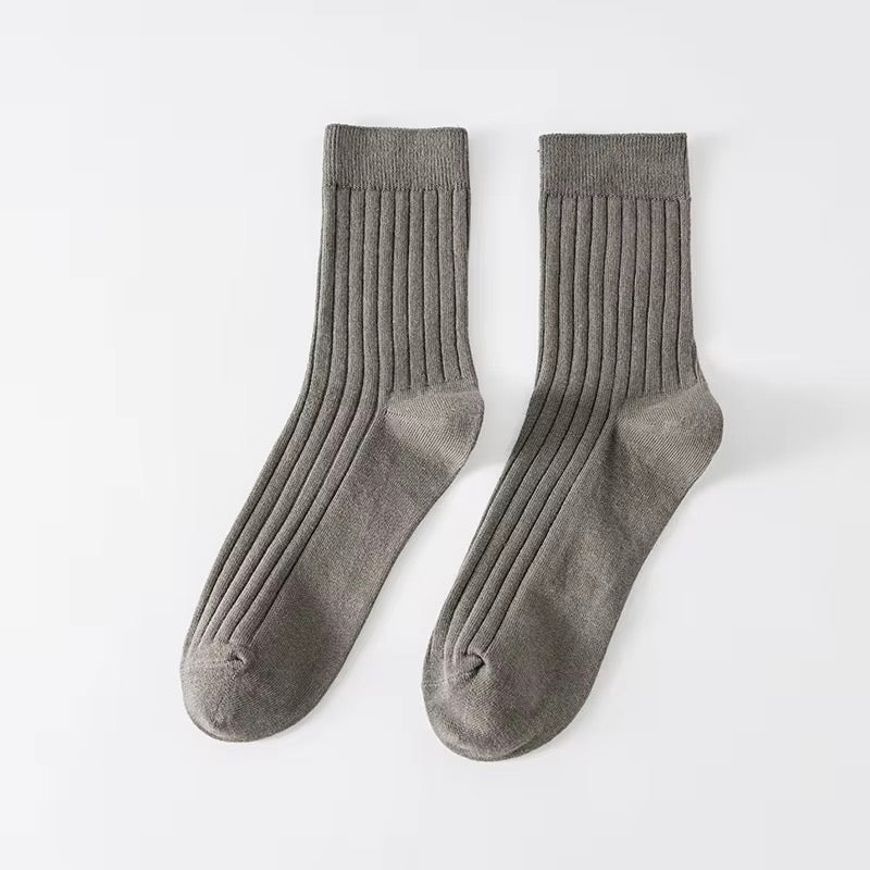 PREMIUM MEN'S COTTON SOCKS - LIGHT GREY