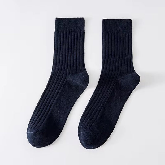 PREMIUM MEN'S COTTON SOCKS - NAVY