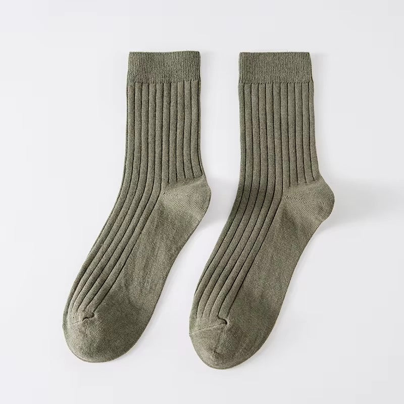 PREMIUM MEN'S COTTON SOCKS - KHAKI