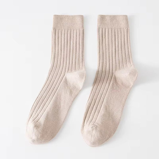 PREMIUM MEN'S COTTON SOCKS - SAND