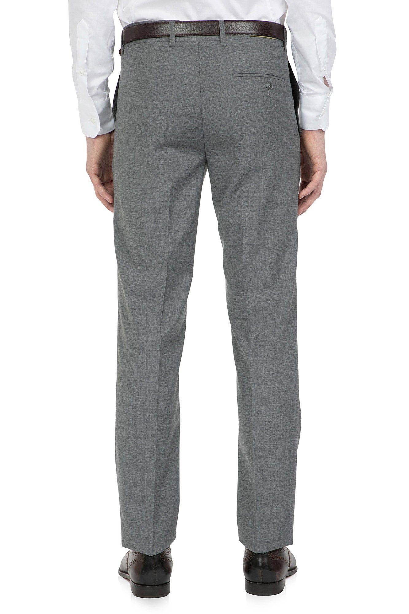 UBERSTONE SLIM FIT SILVER GREY JACK TROUSERS