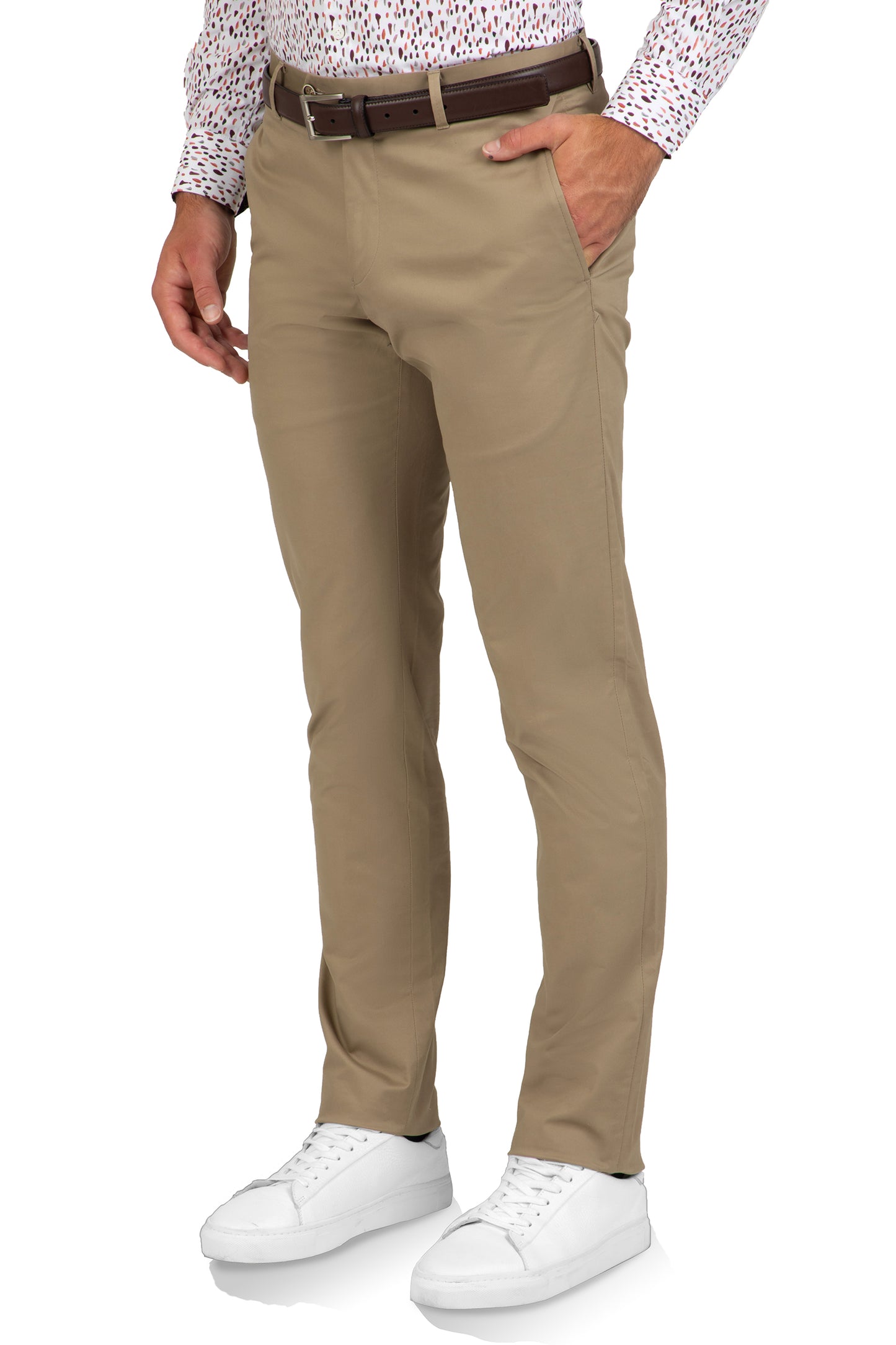 GIBSON SLIM FIT JUSTICE CHINO - TAUPE