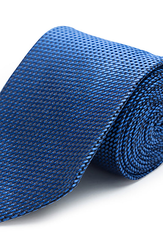 JOE BLACK TEXTURED SILK TIE - BLUE