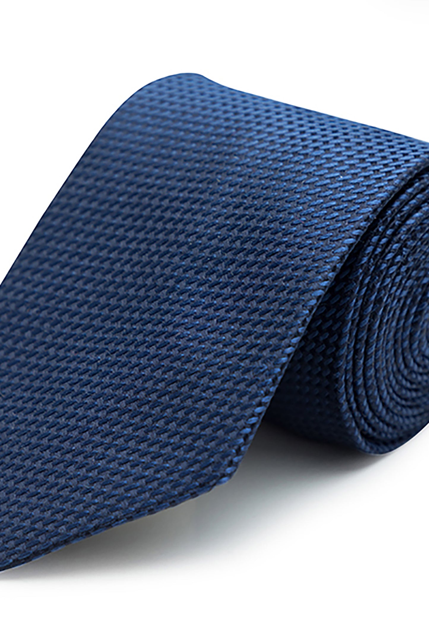 JOE BLACK TEXTURED SILK TIE - NAVY