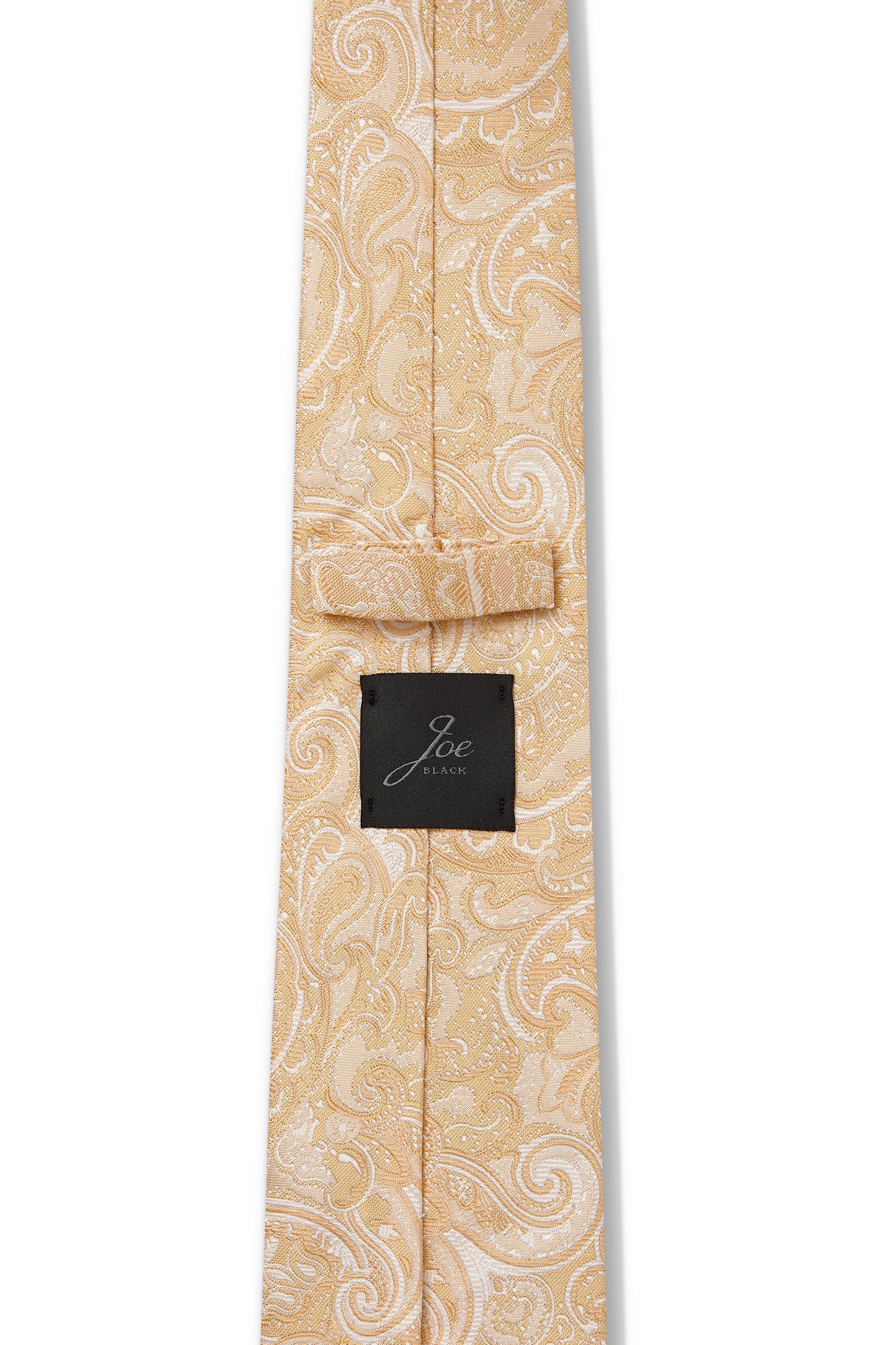 JOE BLACK TONAL PAISLEY TIE - GOLD