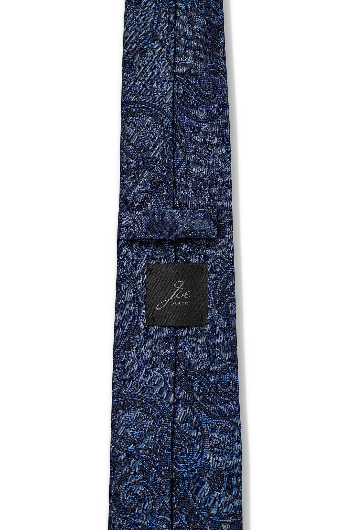 JOE BLACK TONAL PAISLEY TIE - NAVY