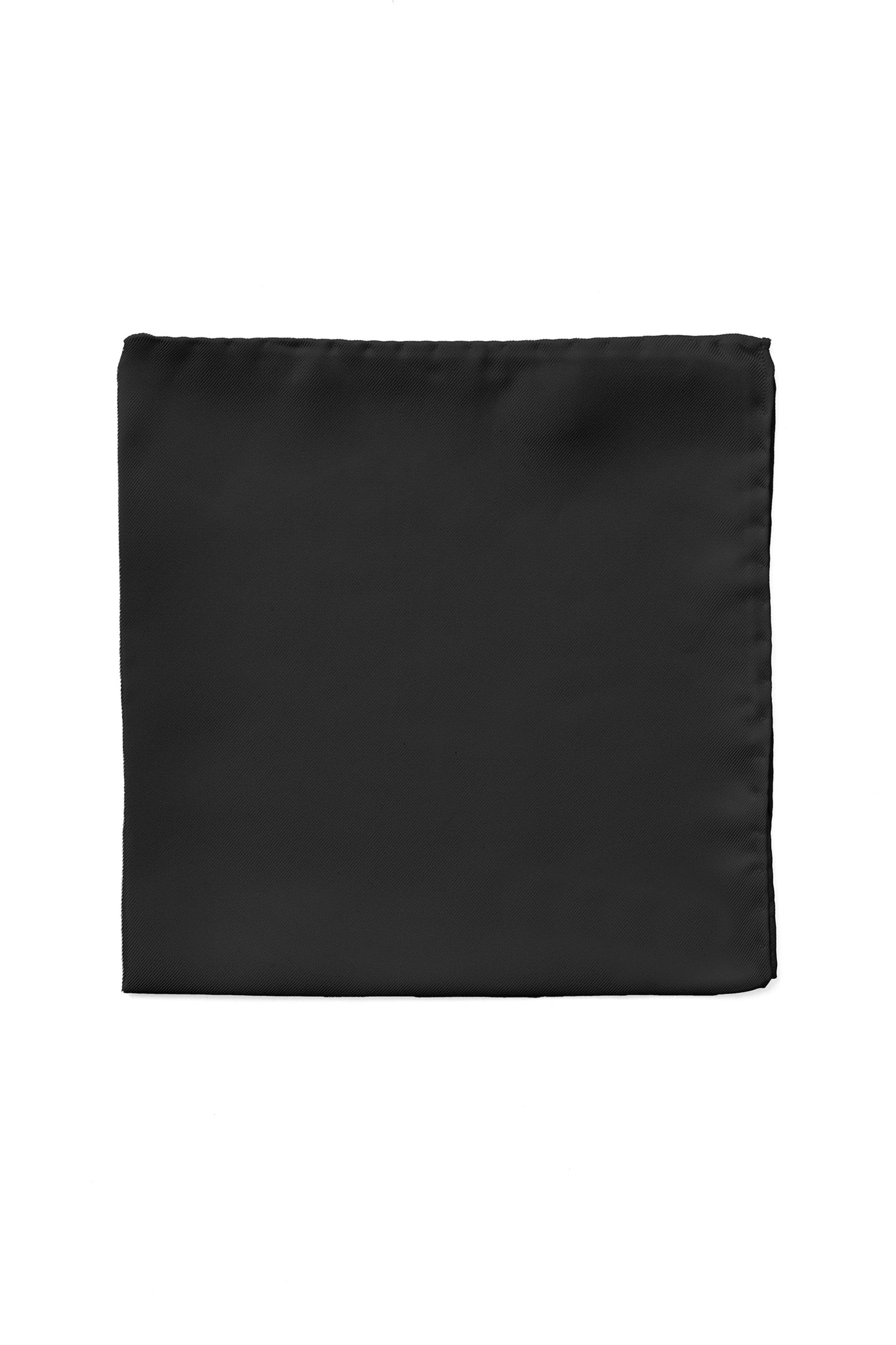 JOE BLACK SILK POCKET SQUARE - BLACK