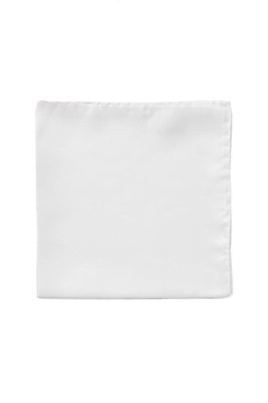 JOE BLACK SILK POCKET SQUARE - IVORY