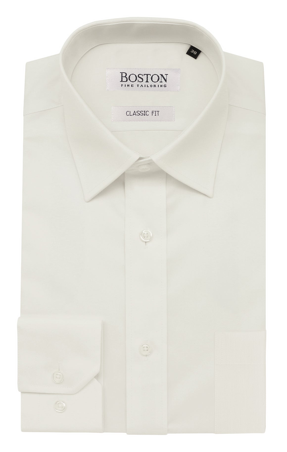 BOSTON CLASSIC BROOKE BUSINESS SHIRT - CREAM