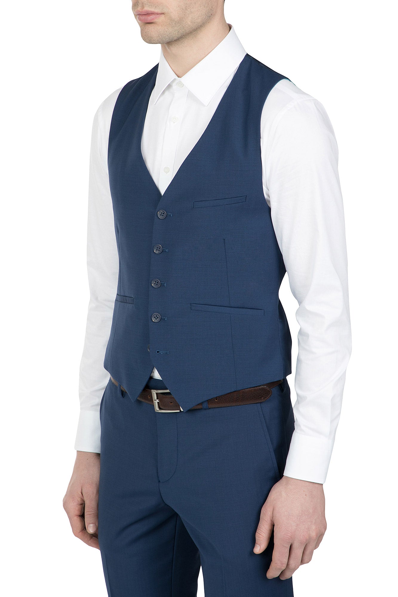 UBERSTONE SLIM FIT BLUE TOM VEST