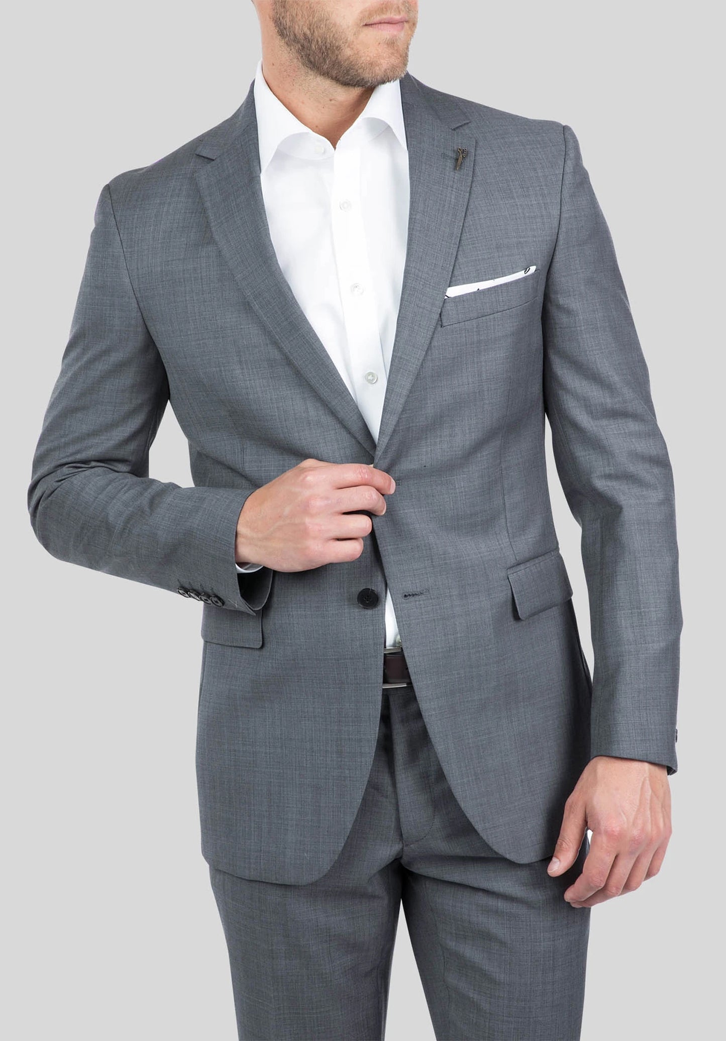 JOE BLACK SERGEANT SLIM FIT GREY SUIT