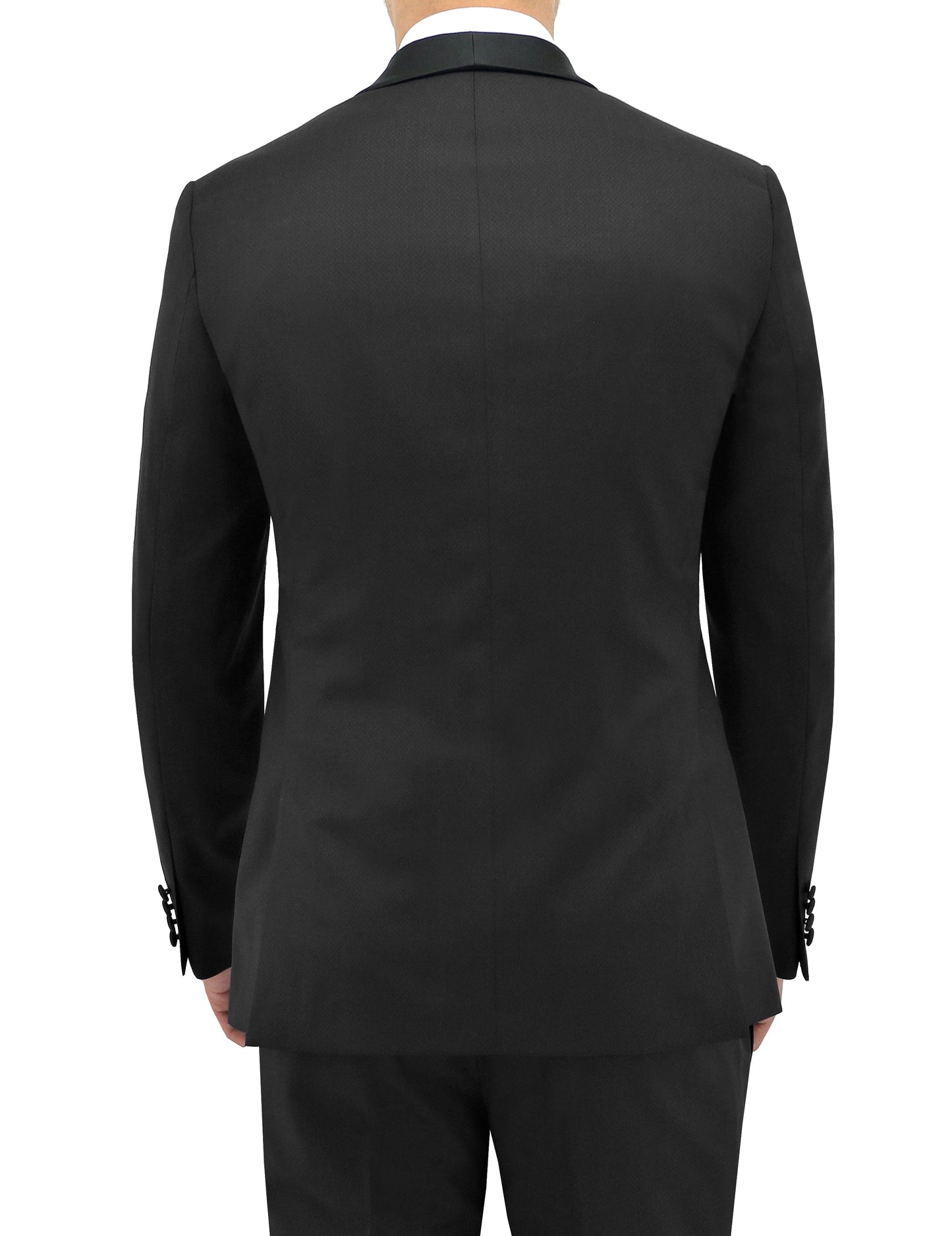 BOSTON SHAWL LAPEL BLACK TUXEDO (BIG MEN SIZES)