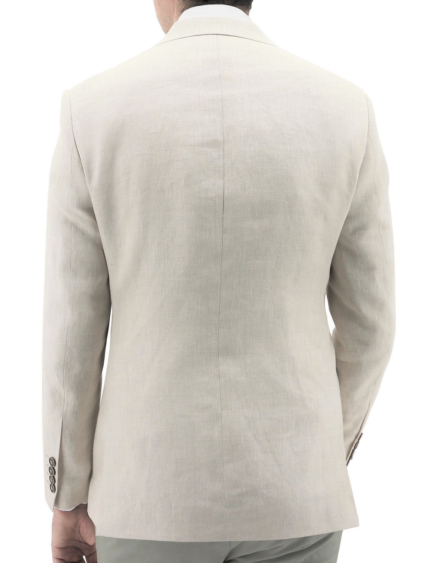 DANIEL HECHTER SLIM FIT LINEN STONE BLAZER